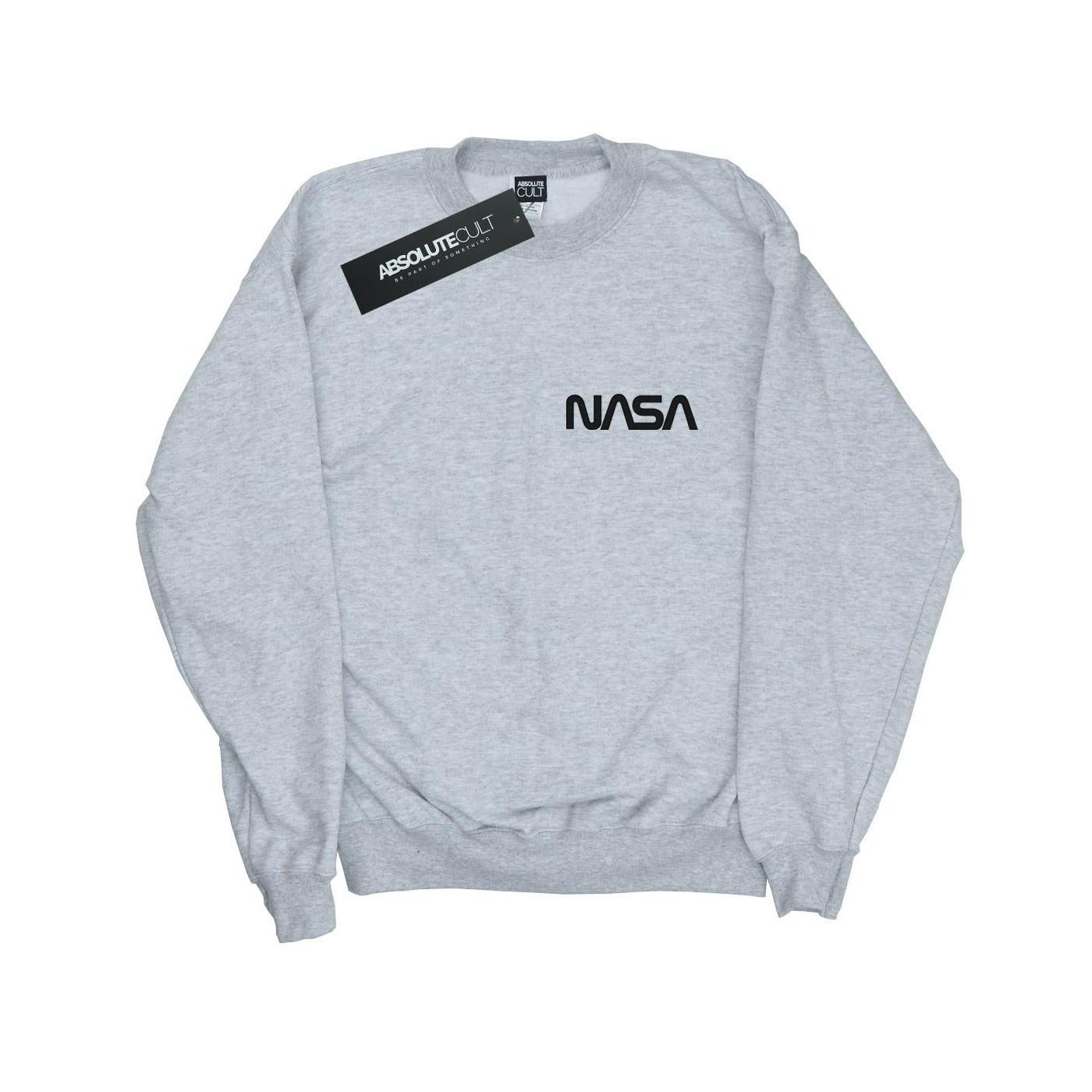 Image of Modern Logo Chest Sweatshirt Mädchen Grau 128