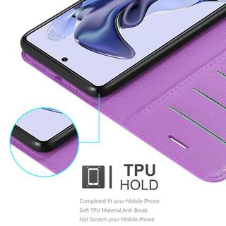 Cadorabo  Housse compatible avec Xiaomi 11T / 11T PRO - Coque de protection avec fermeture magnétique, fonction de support et compartiment pour carte 