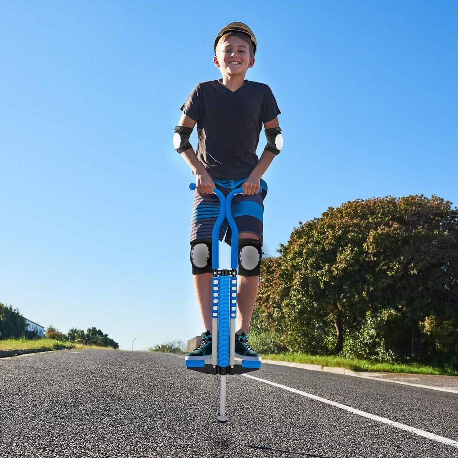 Northix  Pogo Stick bleu pour enfants 