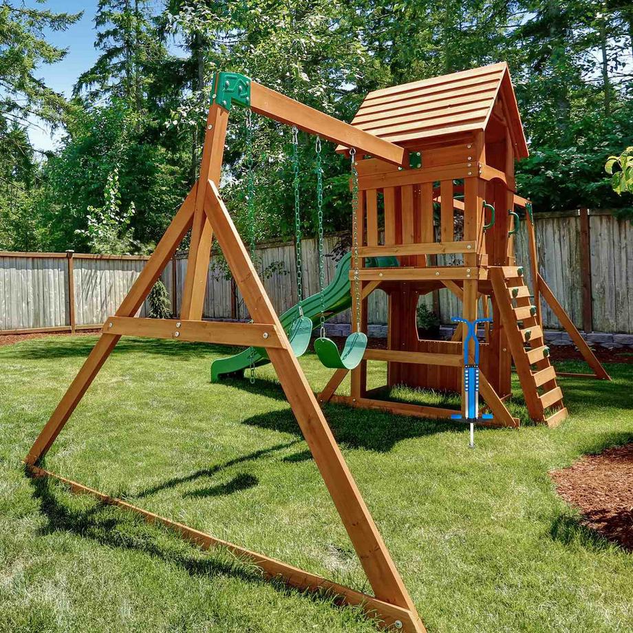 Northix  Pogo Stick bleu pour enfants 