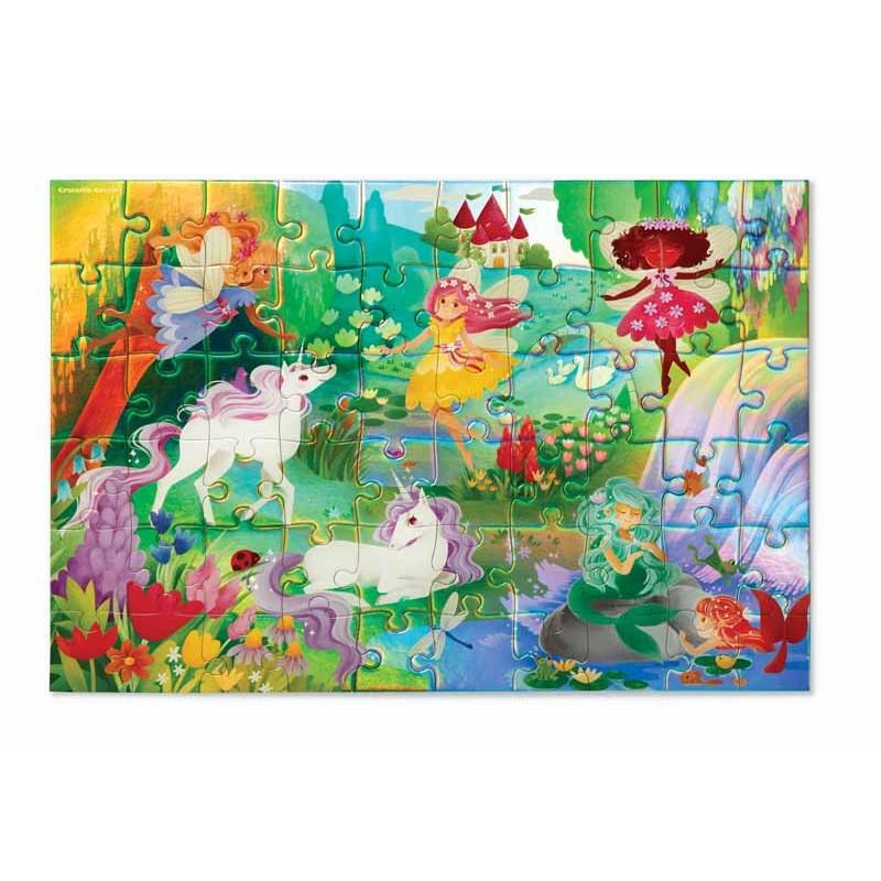 Crocodile Creek  Holographic Puzzle 60 pc, Magische Freunde, Crocodile Creek 