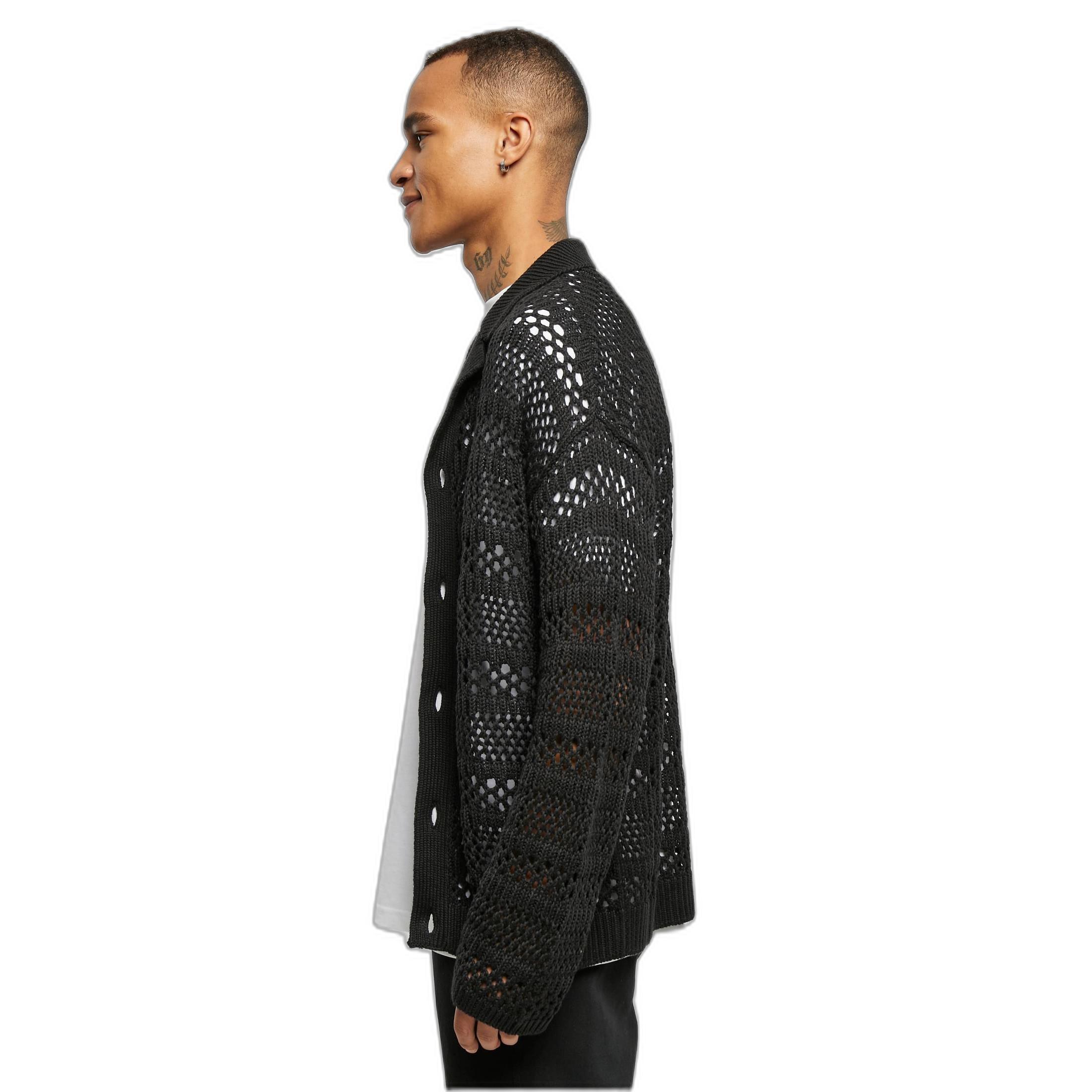 URBAN CLASSICS Cardigan au crochet  