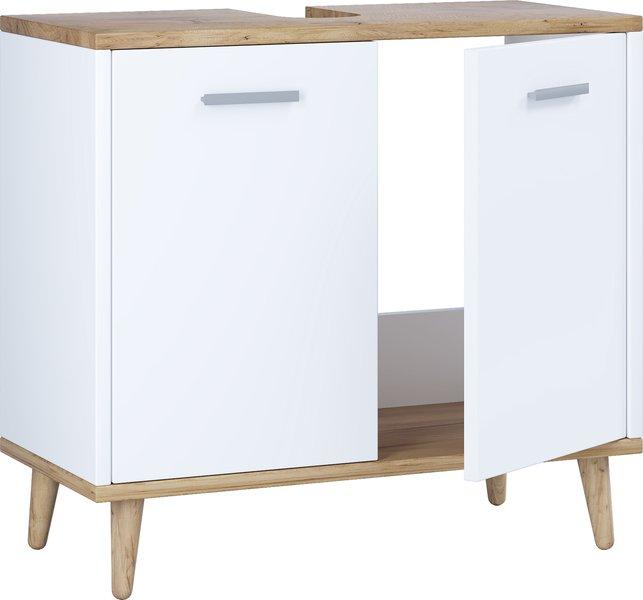 VCM Badmöbel Badunterschrank Waschbeckenunterschrank Badezimmer Schublade Landos  