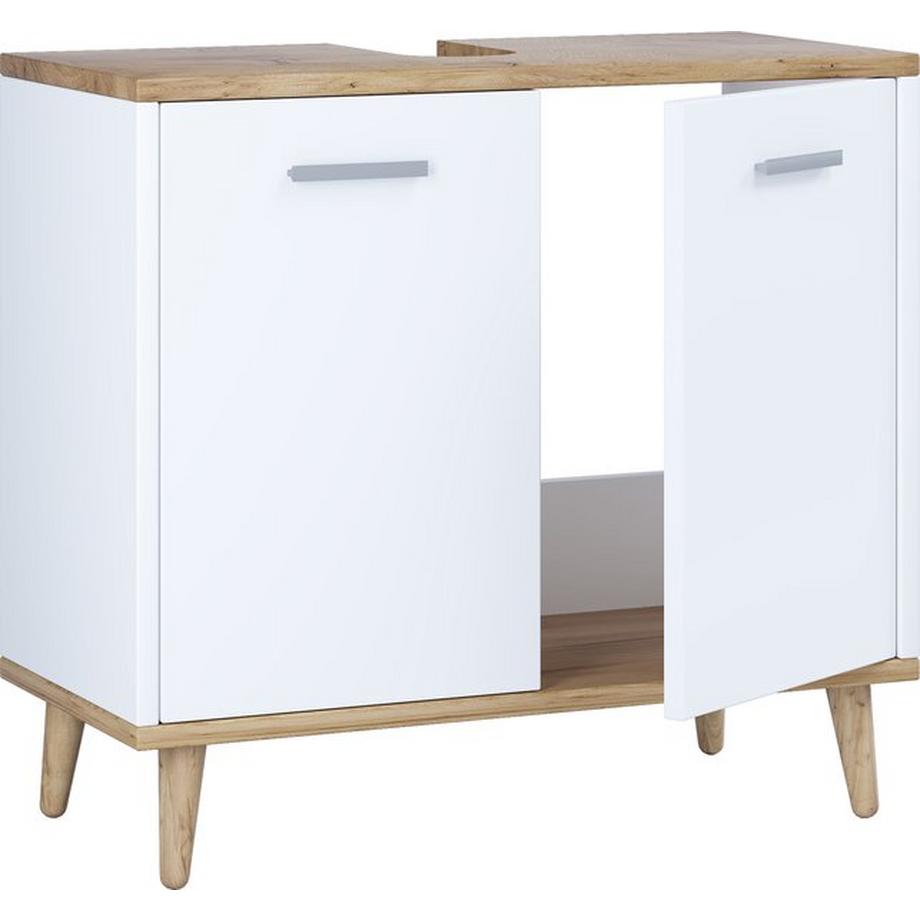 VCM Badmöbel Badunterschrank Waschbeckenunterschrank Badezimmer Schublade Landos  