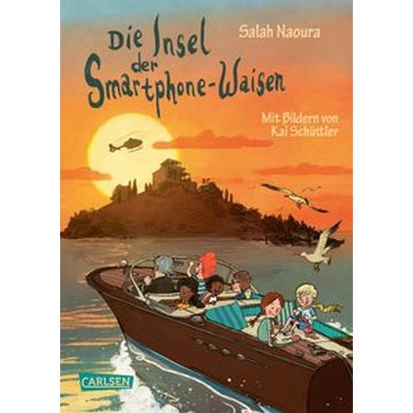 Die Smartphone-Waisen 2: Die Insel der Smartphone-Waisen Naoura, Salah; Schüttler, Kai (Illustrationen) Gebundene Ausgabe 