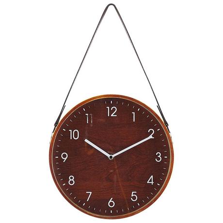 Beliani Wanduhr aus MDF-Platte Retro RENENS  