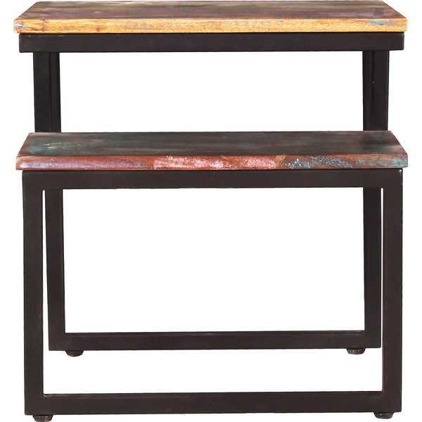 Image of Couchtisch River bunt 51x51 Couchtisch River bunt 51x51