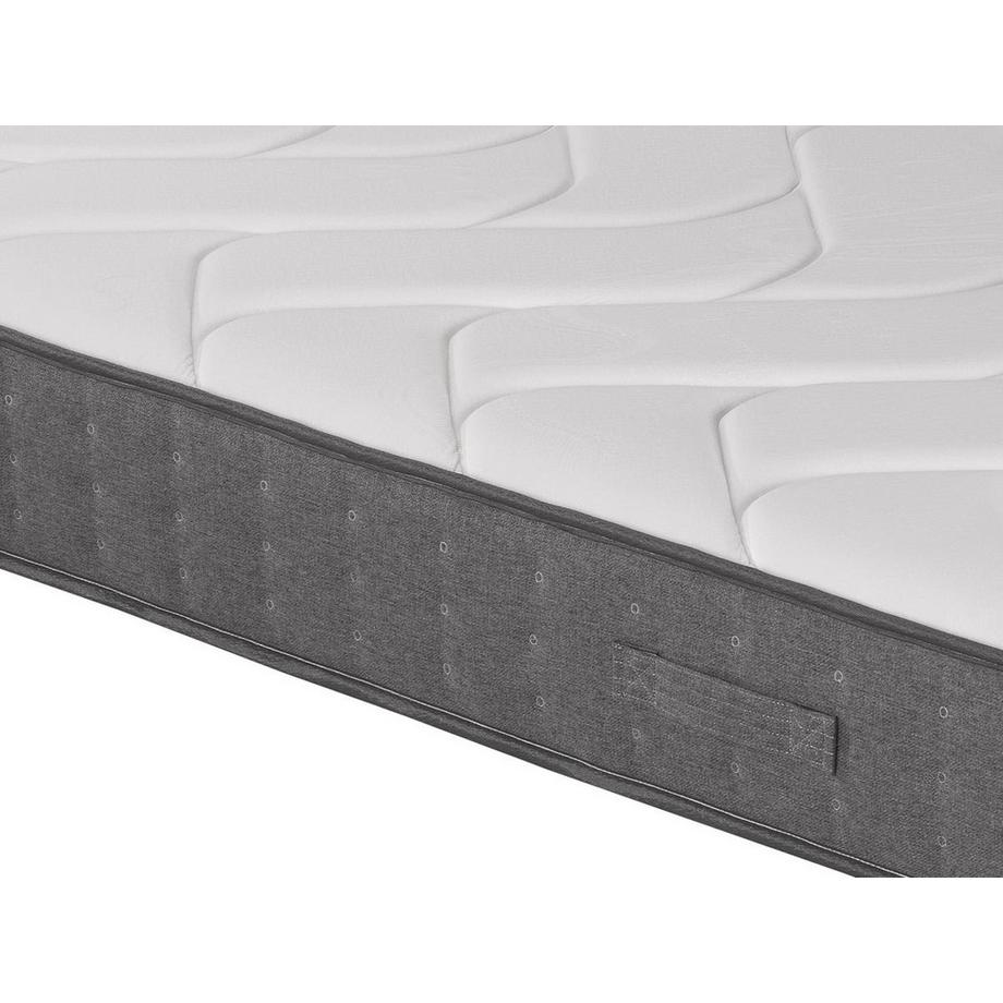 DREAMEA Ensemble 160 x 200 cm sommier coffre naturel clair + matelas ressorts ensachés 5 zones accueil mémoire de forme ép.23cm - BABYLONE de YSMÉE  