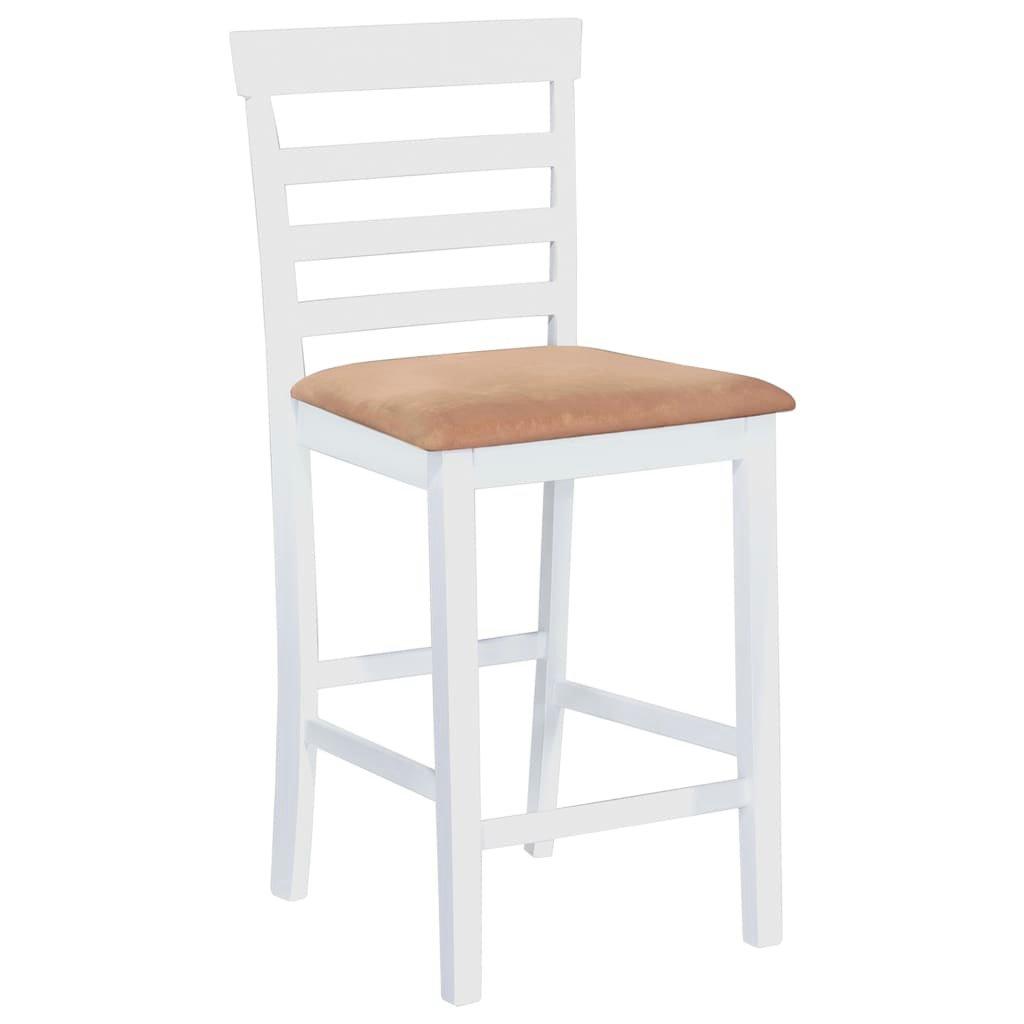 VidaXL Tabouret de bar tissu  