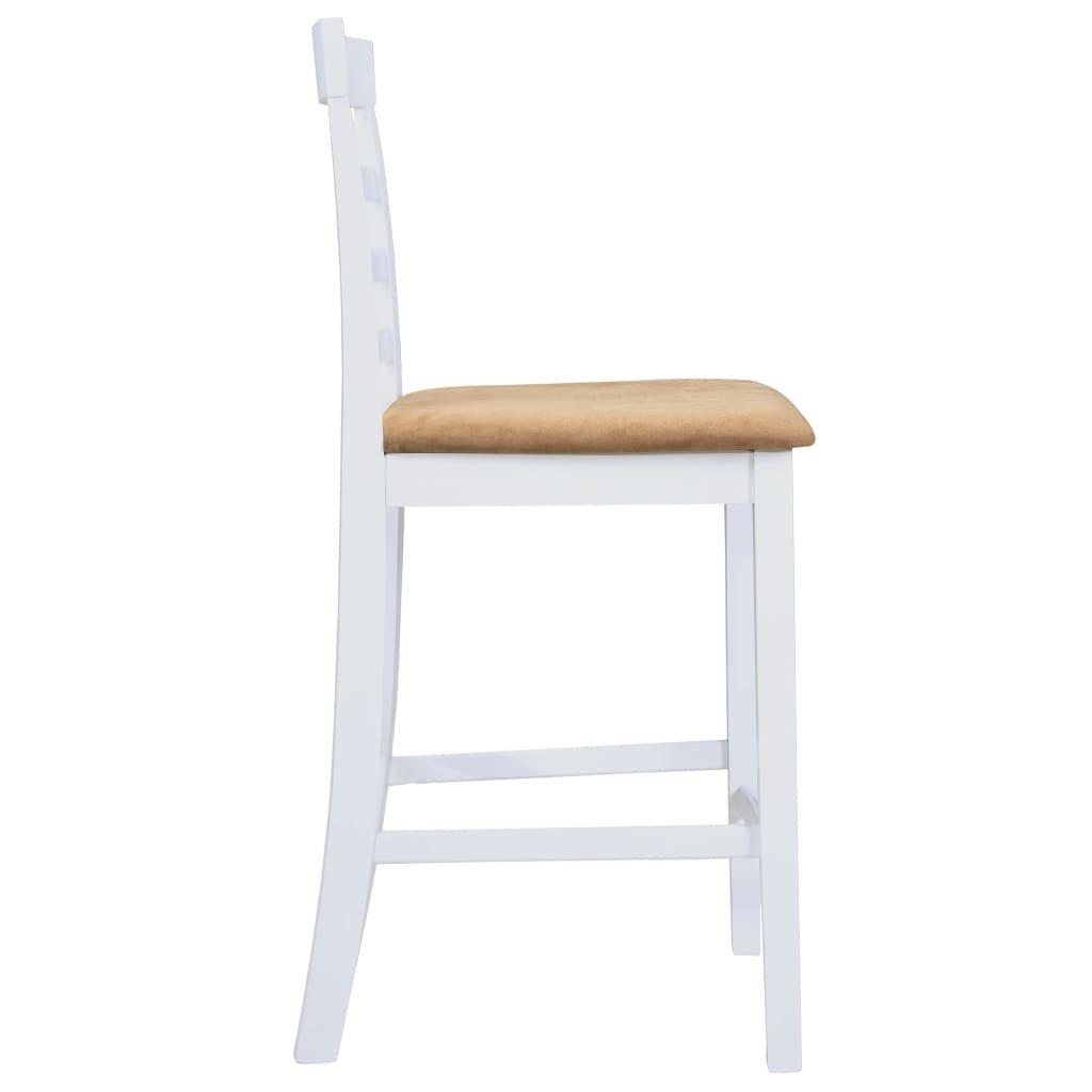 VidaXL Tabouret de bar tissu  