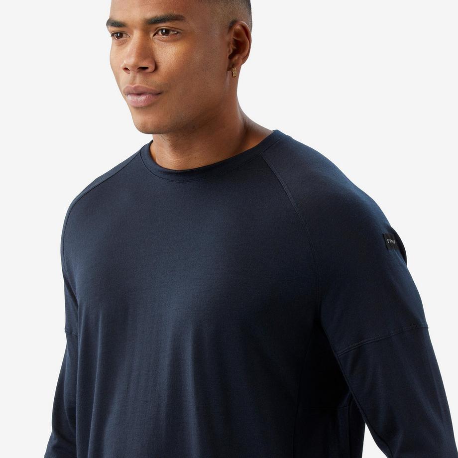 SIMOND  Langarmshirt  aus Merinowolle, Merino Resist marineblau 