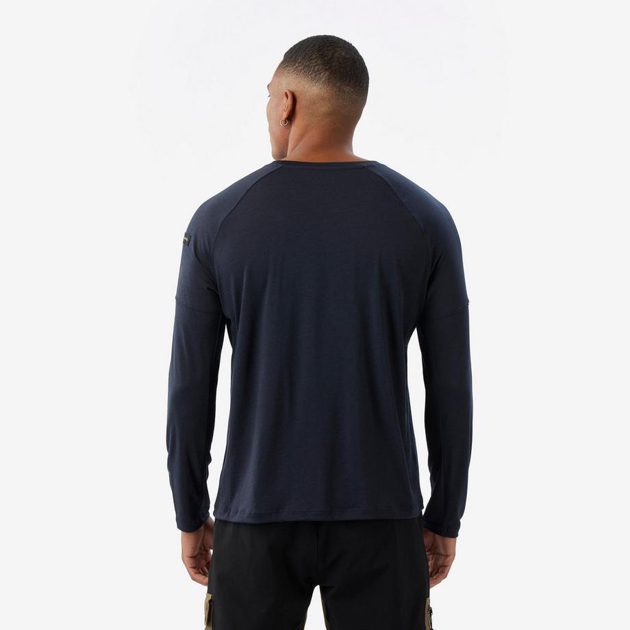 SIMOND  Langarmshirt  aus Merinowolle, Merino Resist marineblau 