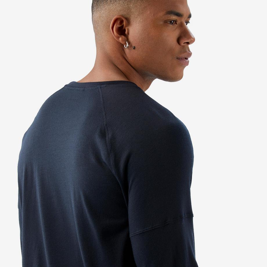 SIMOND  Langarmshirt  aus Merinowolle, Merino Resist marineblau 