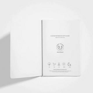 agood company Steinpapier Notizbuch - A5, Softcover, Liniert  