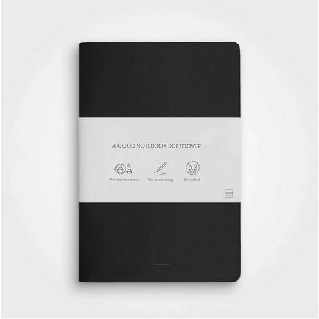 agood company Steinpapier Notizbuch - A5, Softcover, Liniert  