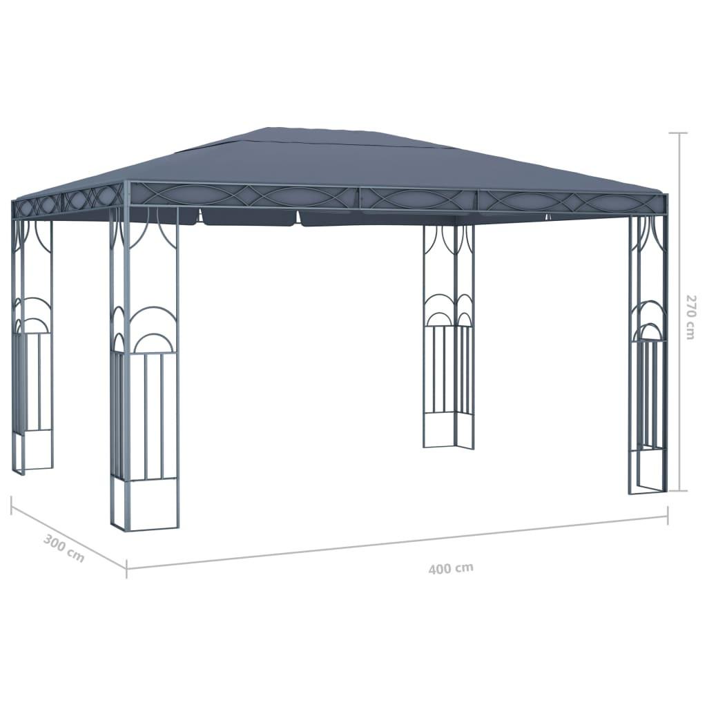 VidaXL gazebo Tessuto  