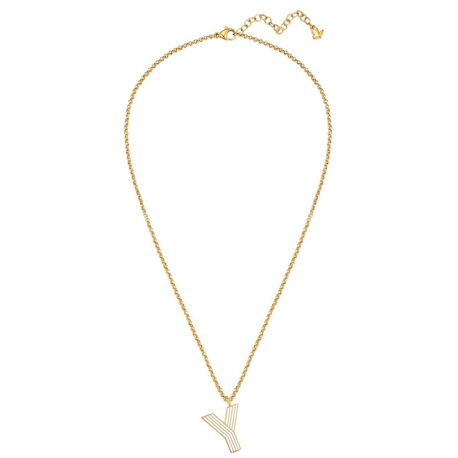 Glanzstücke München  Halskette Buchstabe Y Edelstahl 