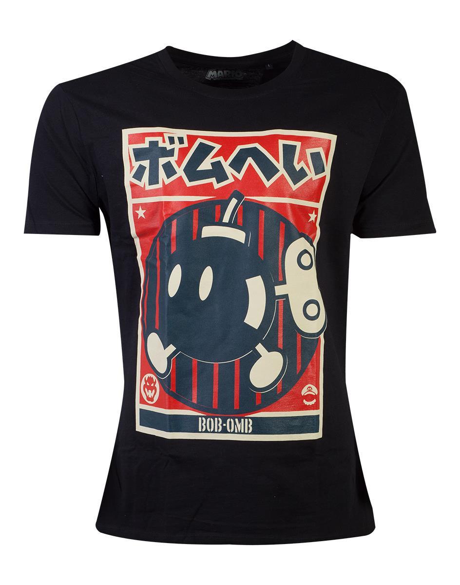 Difuzed  T-shirt - Super Mario - Bob-omb 