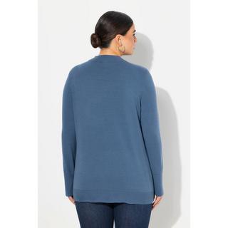 Ulla Popken  Pullover, Stehkragen, Langarm, Rippbündchen 