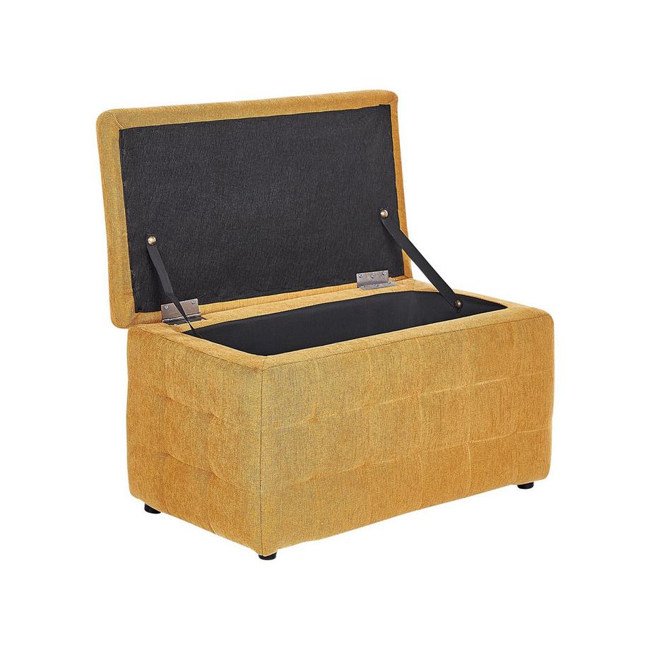 Beliani Pouf de rangement en Tissu  MICHIGAN  