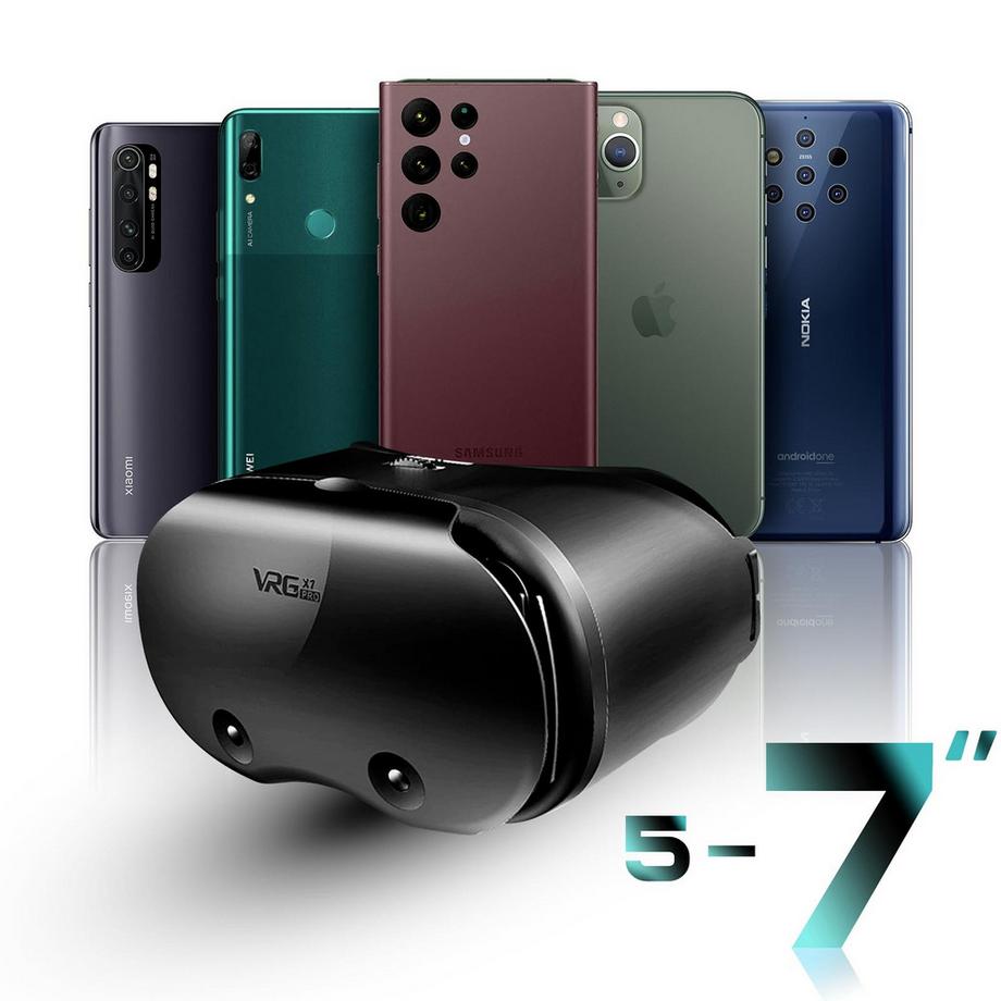 Avizar  Casque VR Smartphone, Anti Lumière Bleue 