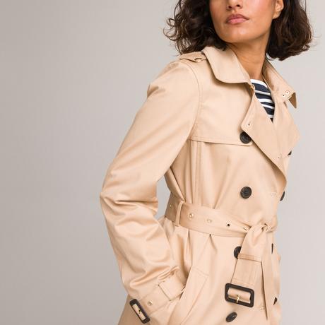 La Redoute Collections  Langer Trenchcoat mit Knopfverschluss 