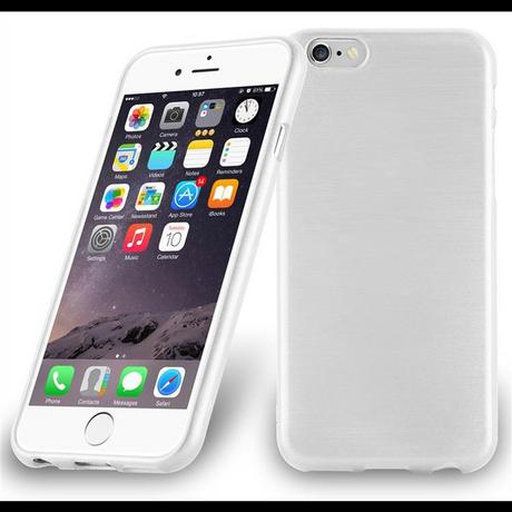 Cadorabo  Housse compatible avec Apple iPhone 6 / 6S - Coque de protection en silicone TPU flexible au design brossé 