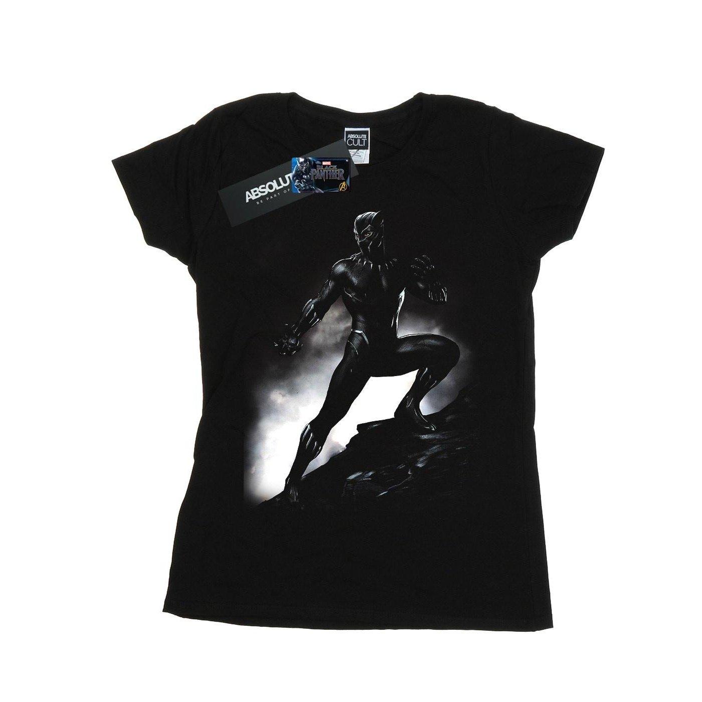 Image of Black Panther Standing Pose Tshirt Damen Schwarz XXL