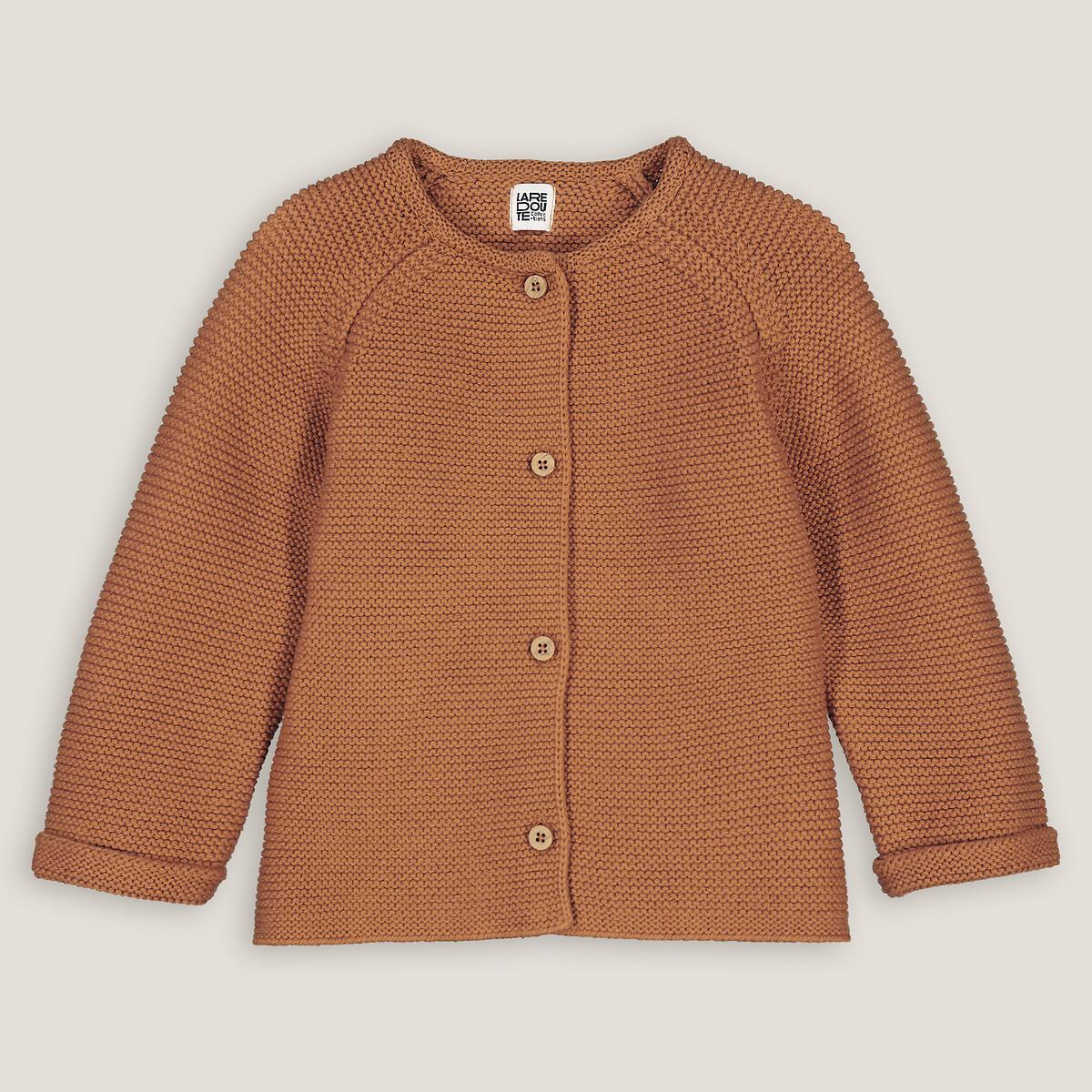 Image of Strickjacke Mit Knöpfen Unisex Rot 3 mesi