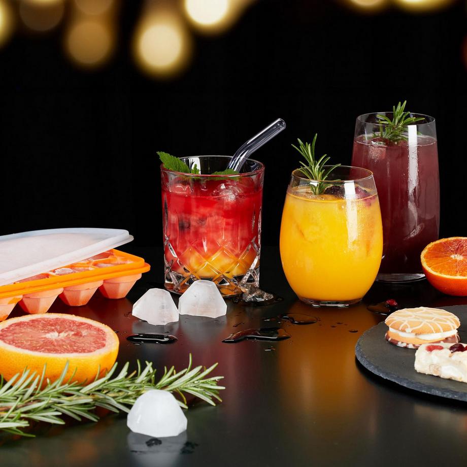 B2X  Eiswürfelform 2er Set Diamanten 