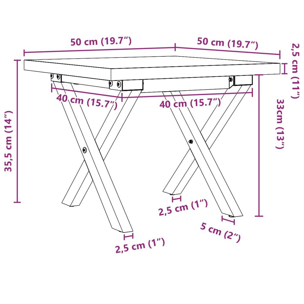 VidaXL Couchtisch kiefernholz  