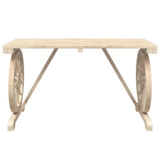 VidaXL Table de jardin bois  