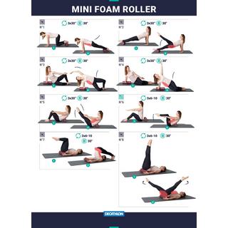 DOMYOS  Massagerolle - FOAM ROLLER MINI 