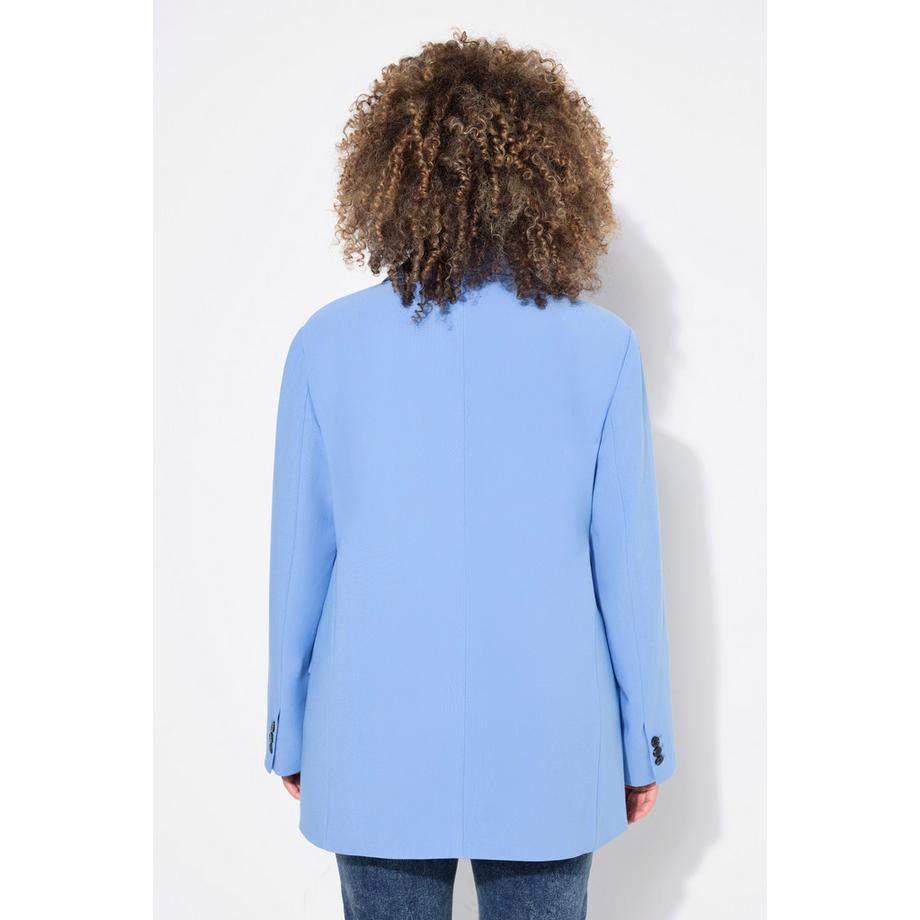 Ulla Popken Oversized Reverskragen Blazer Knopfverschluss  