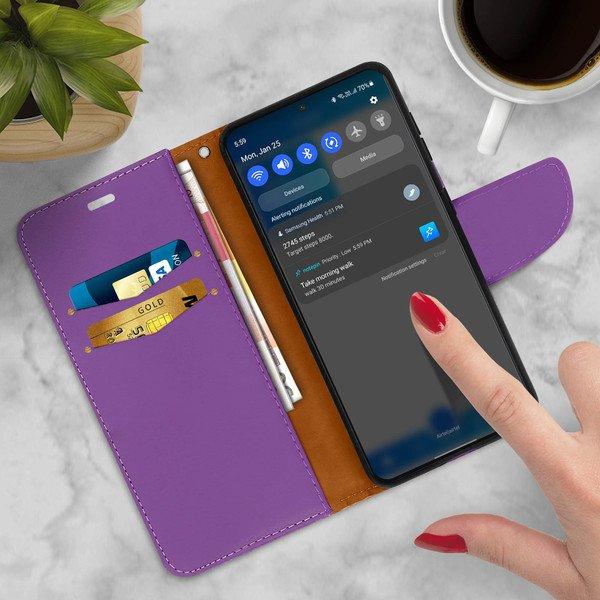 Avizar  Etui Samsung S21 Portefeuille Violet 