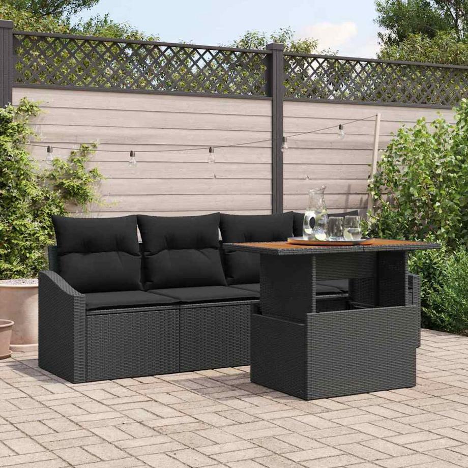 VidaXL Divano da giardino Polyrattan  