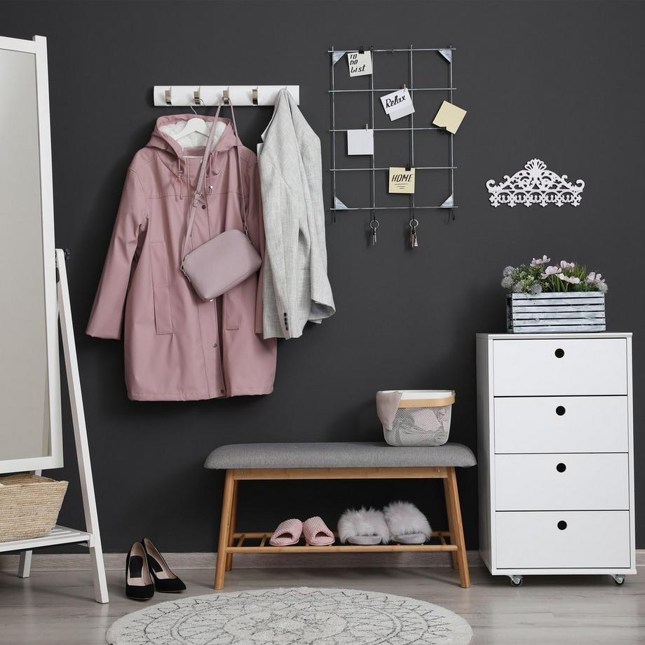 B2X Tringle à vêtements en fonte  