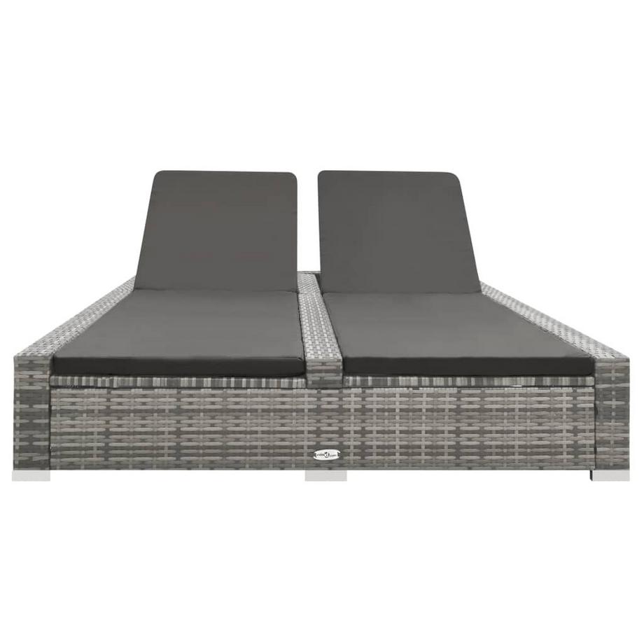 VidaXL lettino prendisole Polirattan  