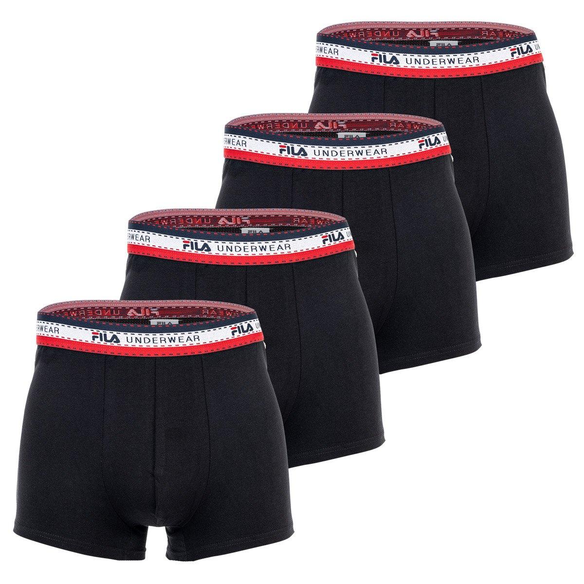 FILA  Boxer Uomini Confezione da 4 Stretch 