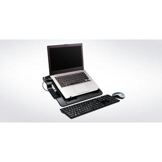 Cooler Master  NotePal Ergostand III système de refroidissement pour ordinateurs portables 43,2 cm (17") 800 tr/min Noir 