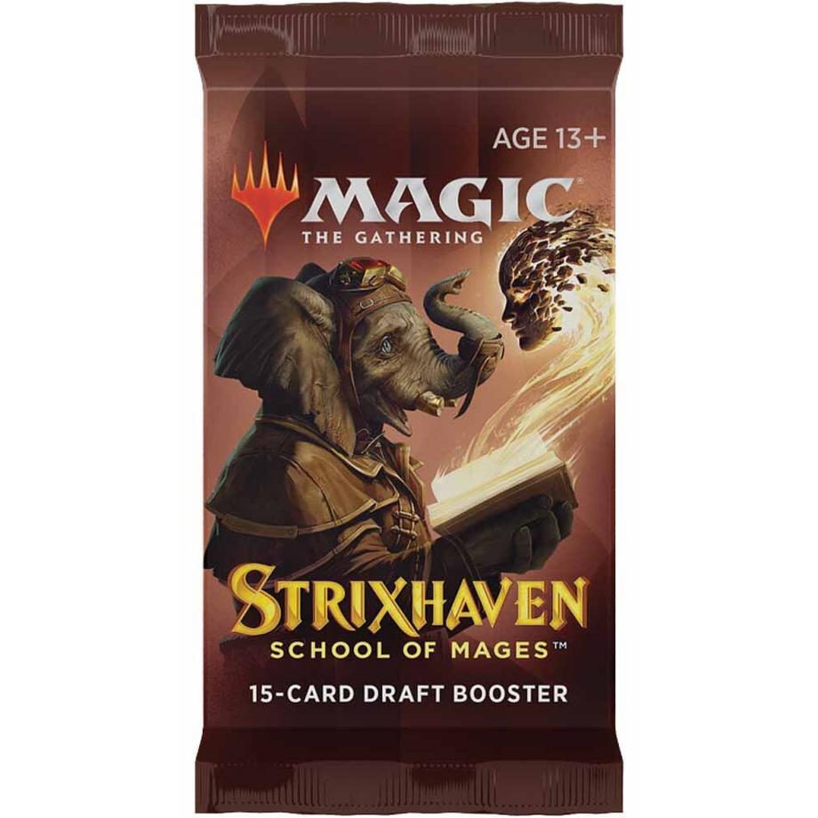 Wizards of the Coast  Strixhaven School of Mages Draft Booster Box - Magic the Gathering 