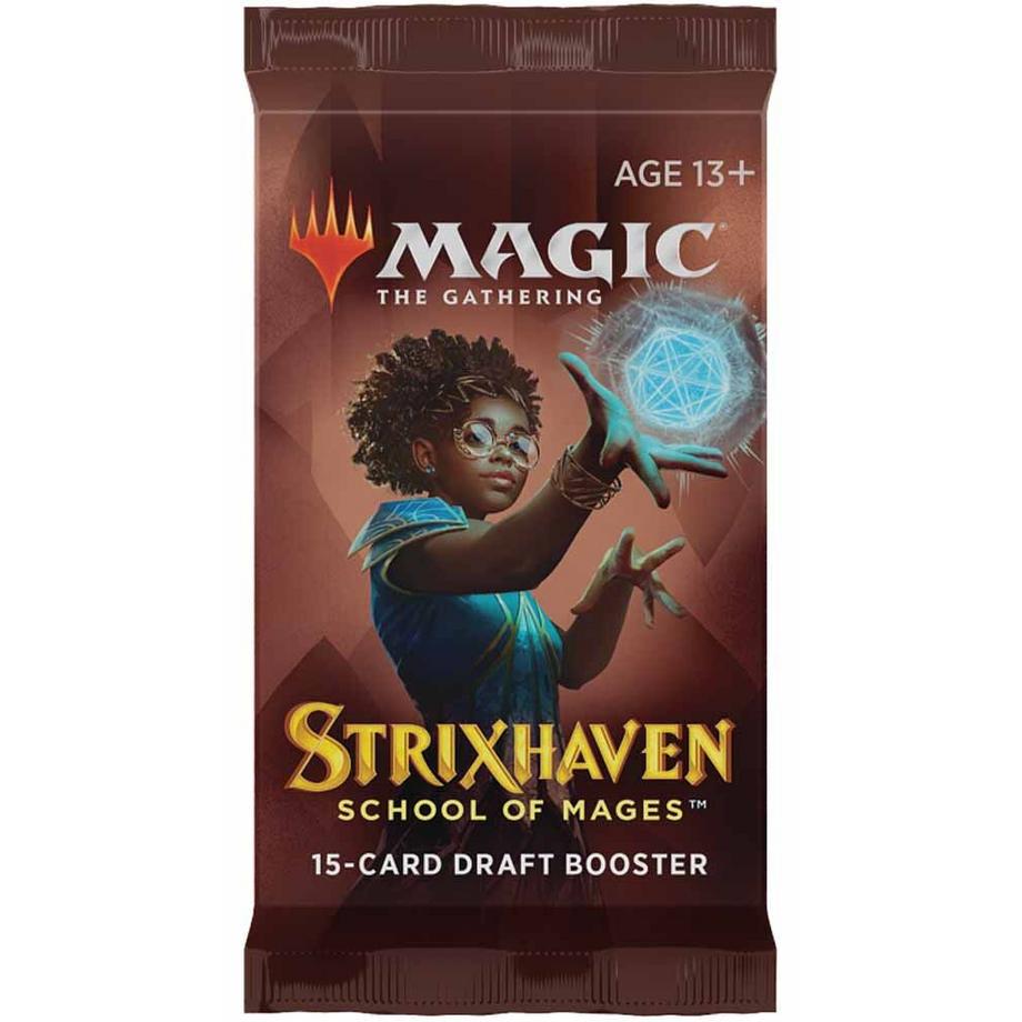 Wizards of the Coast  Strixhaven School of Mages Draft Booster Box - Magic the Gathering 