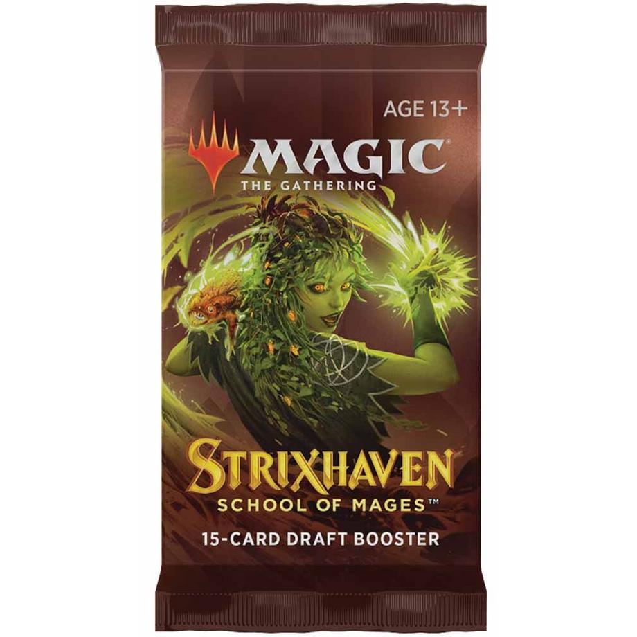 Wizards of the Coast  Strixhaven School of Mages Draft Booster Box - Magic the Gathering 