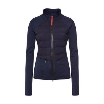 full zip jersey daunenjacke hybrid