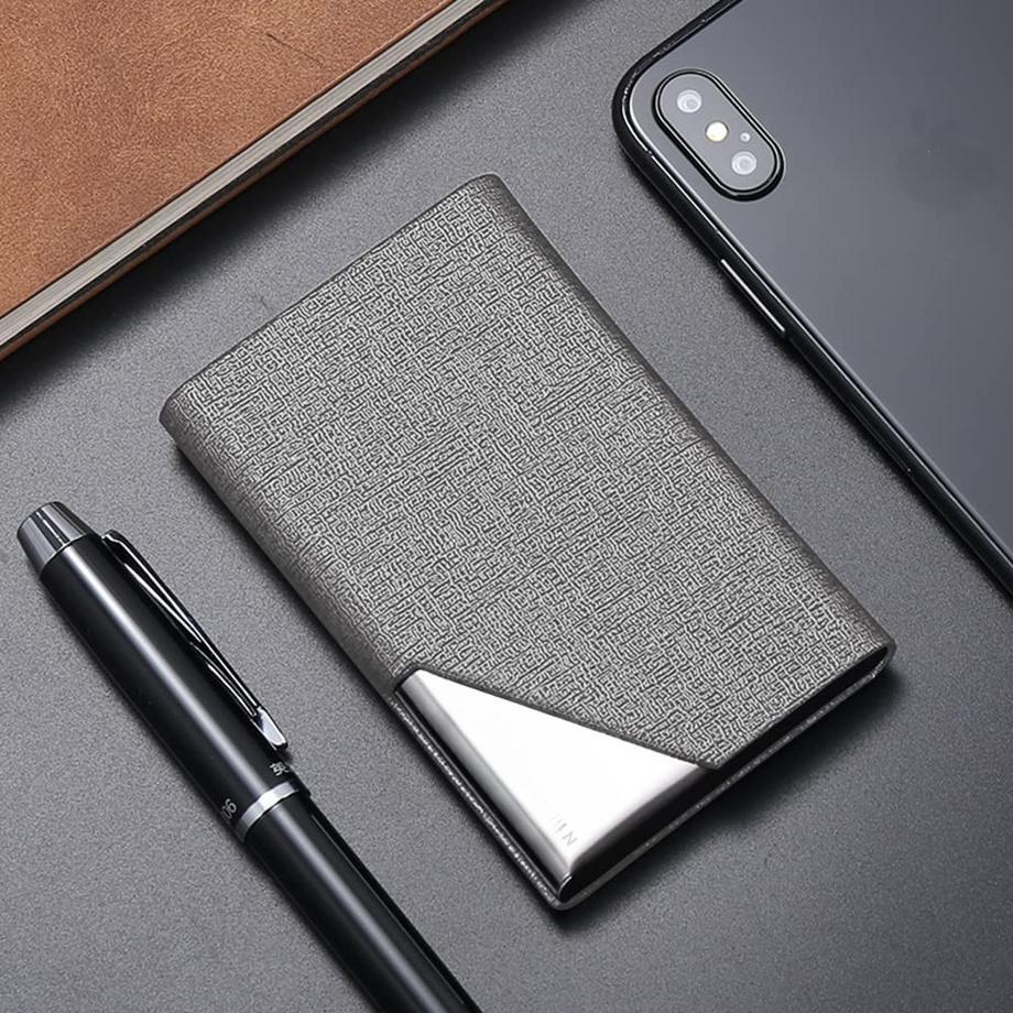 Only-bags.store Portacarte di Credito in Pelle PU di Lusso con Chiusura Magnetica  