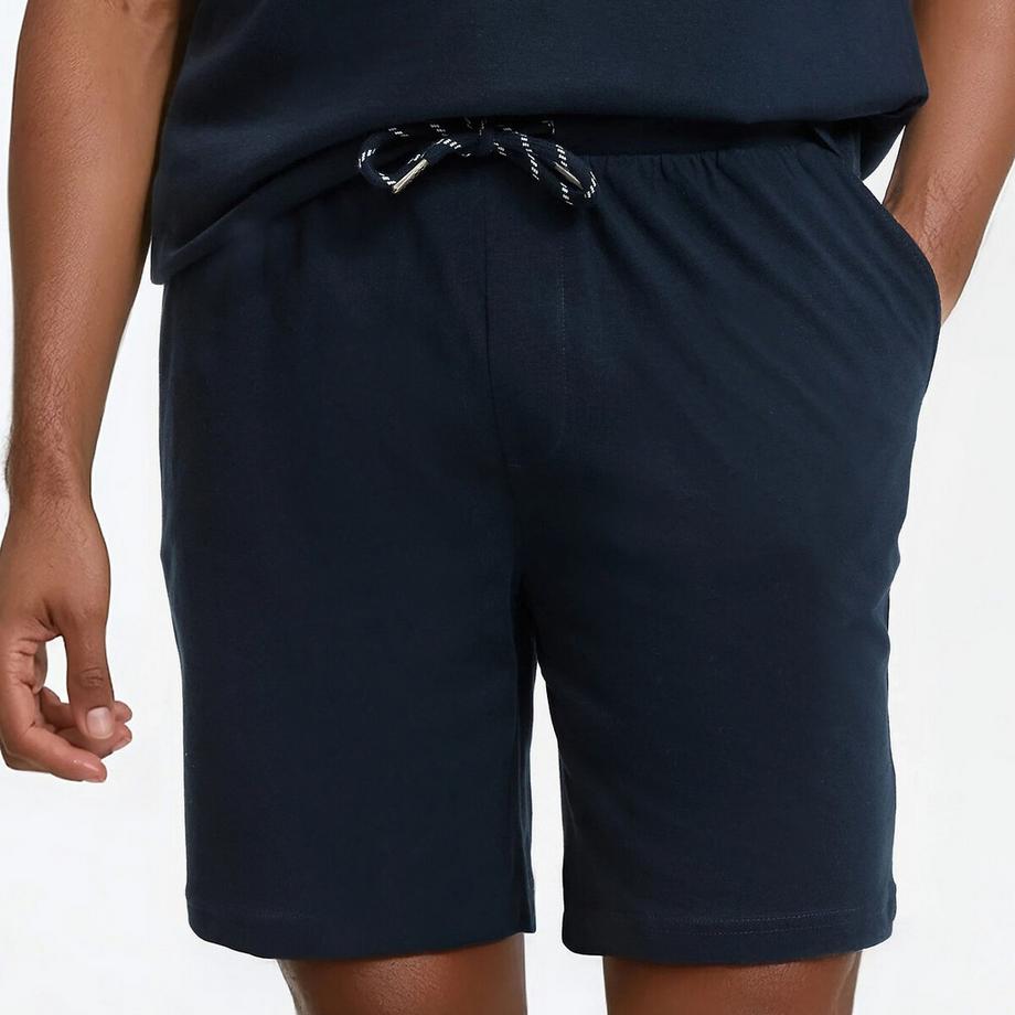 La Redoute Collections Pigiama Corto Top Rigato Pantaloncini Tinta Unita  