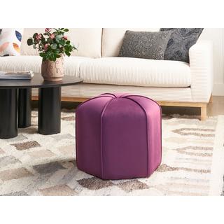 Beliani Pouf aus Samtstoff Modern WISHEK  