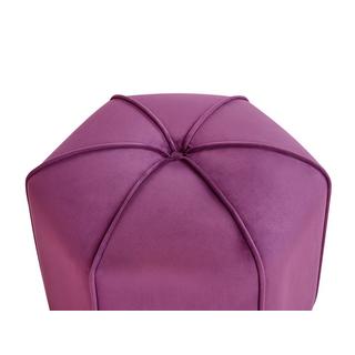 Beliani Pouf aus Samtstoff Modern WISHEK  