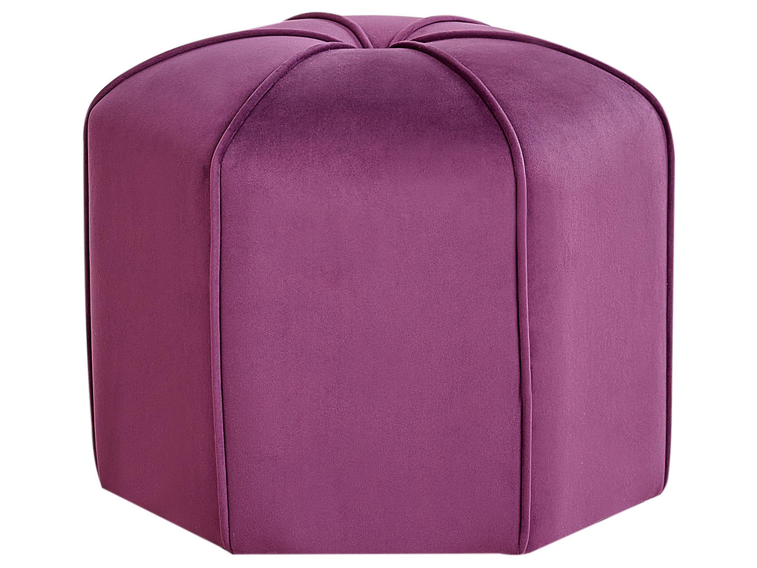 Beliani Pouf aus Samtstoff Modern WISHEK  