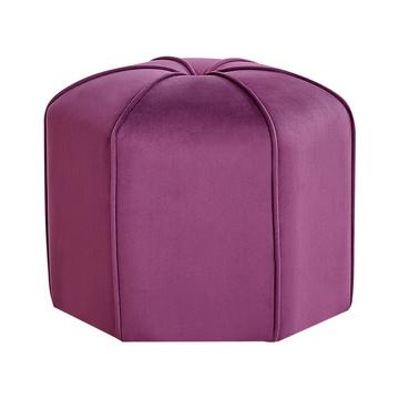 Pouf en Velours Rétro WISHEK